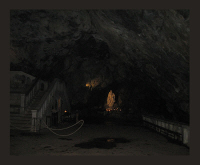 Cave enclosing the Sainte Baume Grotto
